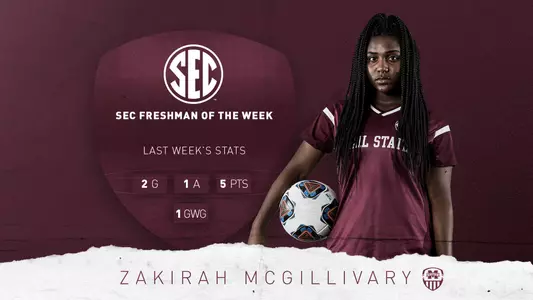 Zakirah McGillivary Freshman of the Week