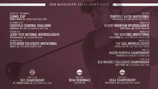 Men's Golf Schedule