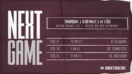 WBK - Next Game LSU