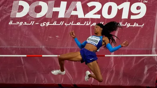Erica Bougard High Jump