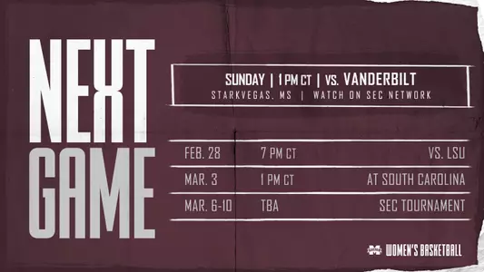WBK - Next Game Vanderbilt