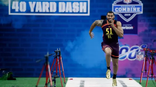 Montez Sweat NFL Combine 40