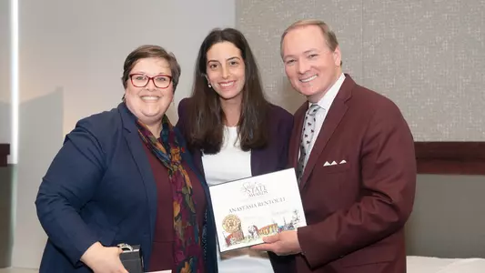 Anastasia Rentouli Receives Spirit of State Award