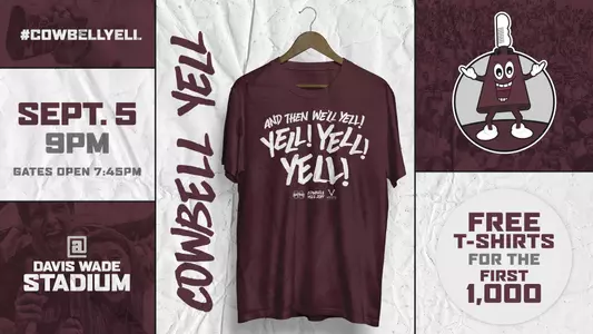 Cowbell Yell 2019 Graphic