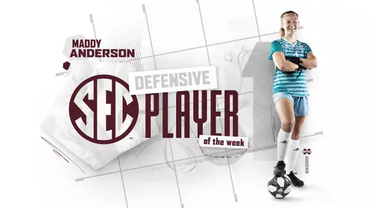 Maddy Anderson SEC Defensive Player of the Week