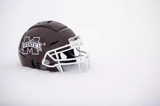 STARKVILLE, MS - January 11, 2021 - The Leo Seal Jr. Football Complex during a snow day at Mississippi State University in Starkville, MS. Photo By Austin Perryman
