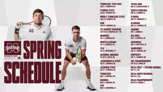 men's tennis 2022 spring schedule