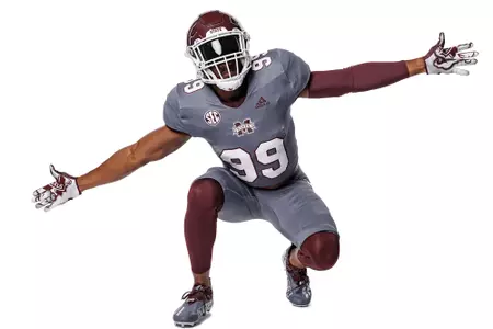 2021 Gray football uniform