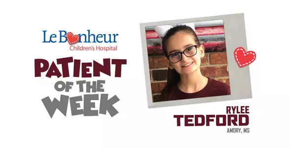 LeBonheur Patient of the Week: Rylee Tedford