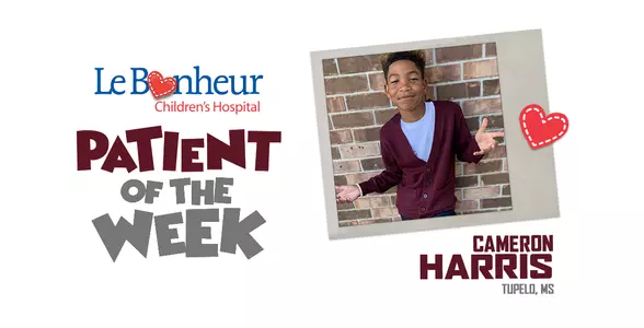 LeBonheur Patient of the Week: Cameron Harris