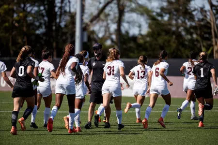STARKVILLE, MS - March 20, 2021 - The Mississippi State Bulldogs take on Troy at the MSU Soccer Field in Starkville, MS. Photo By Chamberlain Smith