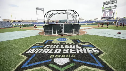 Mississippi State practices at TD Ameritrade Park