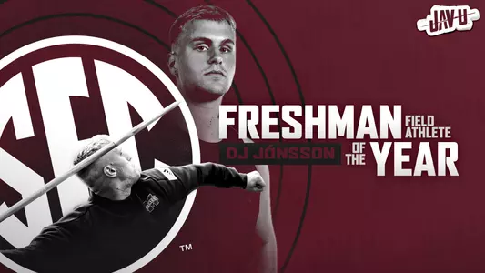 DJ Jonsson Freshman Field Athlete of the Year SEC