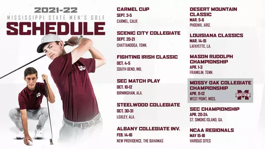 2021-22 Men's Golf Schedule