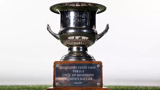 STARKVILLE, MS - July 20, 2022 - Magnolia Cup Trophy taken during 2022 Soccer Production Day at the Shira Complex at Mississippi State University in Starkville, MS. Photo By Austin Perryman