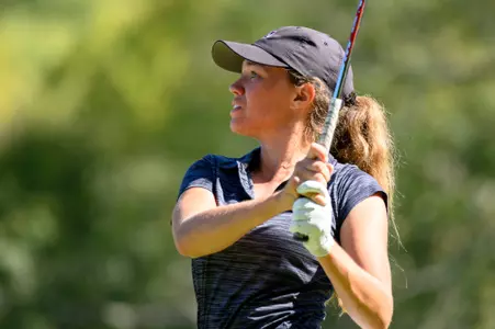 FAYETTEVILLE, AR - October 04, 2022 - Mississippi State's Hannah Levi during the Blessings Collegiate Invitational at Blessings Golf Club in Fayetteville, AR. Photo By Gunnar Rathbun