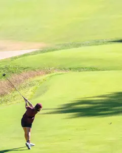 FAYETTEVILLE, AR - October 04, 2022 - Mississippi State’s Julia Lopez Ramirez during the Blessings Collegiate Invitational at Blessings Golf Club in Fayetteville, AR. Photo By Gunnar Rathbun