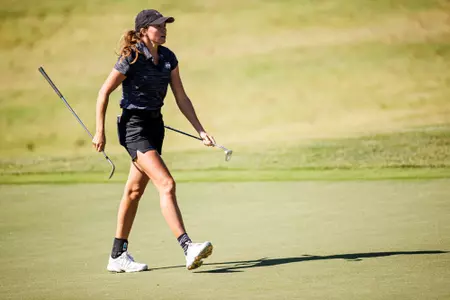 WEST POINT, MS - October 17, 2022 - Mississippi State's Hannah Levi during the Ally at Old Waverly Golf Club in West Point, MS. Photo By Kevin Snyder