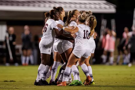 STARKVILLE, MS - October 20, 2022 - The Mississippi State Bulldogs during the match between the Alabama Crimson Tide and the Mississippi State Bulldogs at the MSU Soccer Field in Starkville, MS. Photo By Will Porada