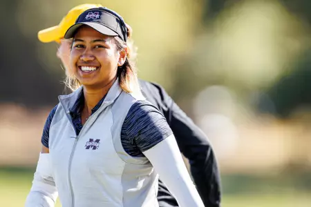WEST POINT, MS - October 17, 2022 - Mississippi State's Surapa Janthamunee during the Ally at Old Waverly Golf Club in West Point, MS. Photo By Kevin Snyder