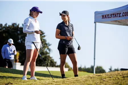 WEST POINT, MS - October 17, 2022 - Mississippi State's Julia Lopez Ramirez during the Ally at Old Waverly Golf Club in West Point, MS. Photo By Kevin Snyder