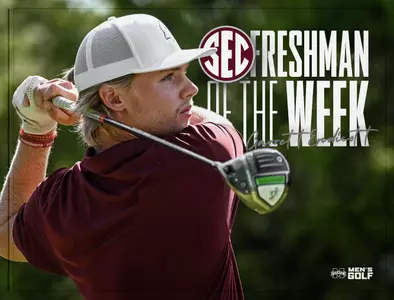 Garrett Endicott Freshman of the Week graphic