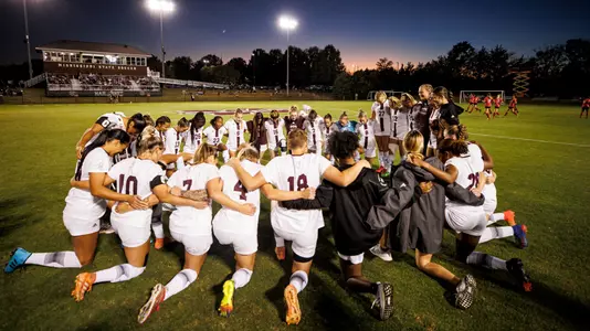 STARKVILLE, MS - October 27, 2022 - The Mississippi State Bulldogs during the match between the Georgia Bulldogs and the Mississippi State Bulldogs at the MSU Soccer Field in Starkville, MS. Photo By Mike Mattina