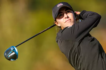 WEST POINT, MS - October 17, 2022 - Mississippi State's Ana Pina Ortega during the Ally at Old Waverly Golf Club in West Point, MS. Photo By Kevin Snyder