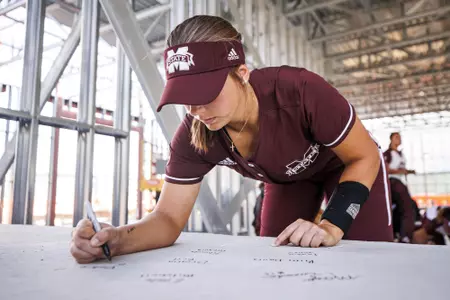 STARKVILLE, MS - November 04, 2022 - Mississippi State Utility Morgan Bernardini (#13) during the Fall World Series at Nusz Park in Starkville, MS. Photo By Mike Mattina