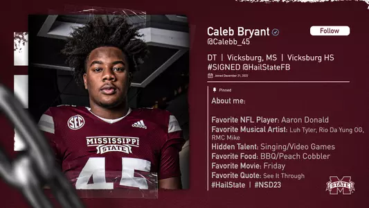 Caleb Bryant Get To Know