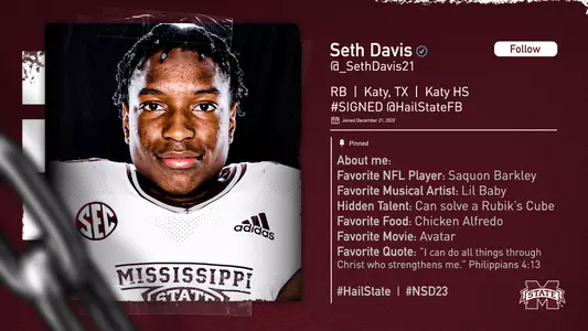 Seth Davis Get To Know
