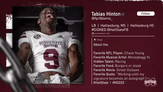 Tabias Hinton Get To Know