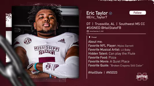 Eric Taylor Get To Know