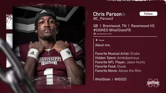 Chris Parson Get To Know