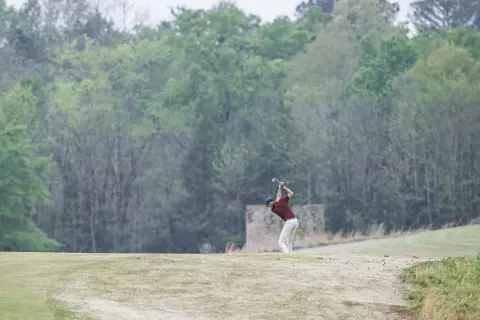 WEST POINT, MS - April 12, 2022 - Mississippi State's Ford Clegg during the Mossy Oak Collegiate Championship at Mossy Oak Golf Club in West Point, MS. Photo By Kevin Snyder