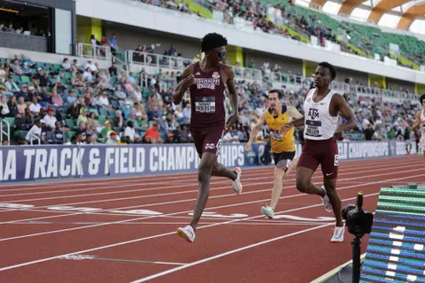 EUGENE, OR - June 08, 2022 - Mississippi State Sprinter Navasky Anderson during 2022 NCAA National Outdoor Track and Field Championships at Hayward Field in Eugene, OR. Photo By Walt Middleton/Michigan Photo