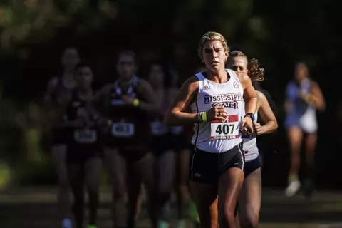 TUSCALOOSA, AL - October 14, 2022 - Mississippi State’s Gracie Gibson during the Crimson Classic  in Tuscaloosa, AL. Photo By Mike Mattina