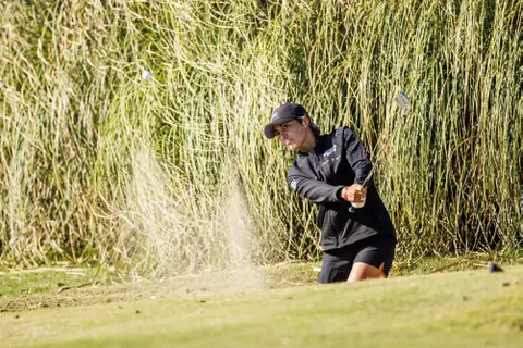 WEST POINT, MS - October 17, 2022 - Mississippi State's Ana Pina Ortega during the Ally at Old Waverly Golf Club in West Point, MS. Photo By Kevin Snyder