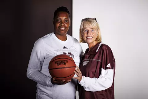 STARKVILLE, MS - November 11, 2022 - LaToya Thomas jersey retirement photoshoot taken at the Holliman Athletic Center at Mississippi State University in Starkville, MS. Photo By Mike Mattina