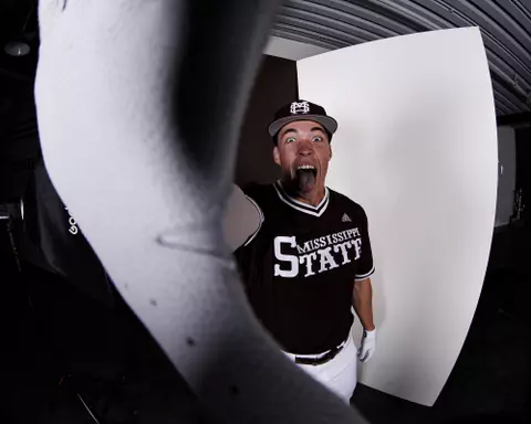 STARKVILLE, MS - November 20, 2022 - Mississippi State Outfielder Kellum Clark (#11) during 2022-2023 Baseball Production Day at Dudy Noble Field at Polk-Dement Stadium in Starkville, MS. Photo By Mike Mattina