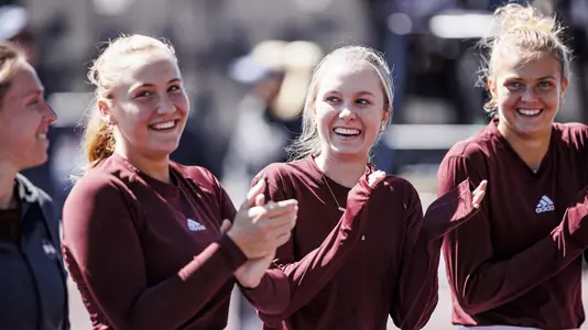 WT - Alexandra Mikhailuk Maddie McKee Chloé Cirotte - LSU - 3/22