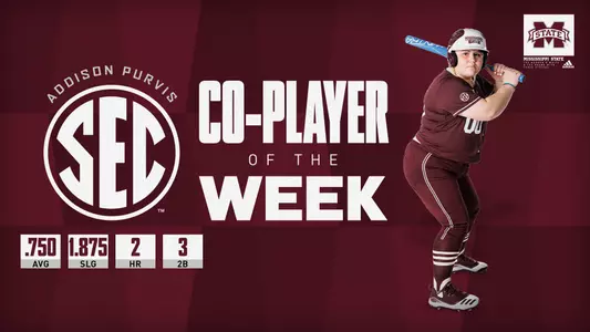 Addison Purvis Player of the Week