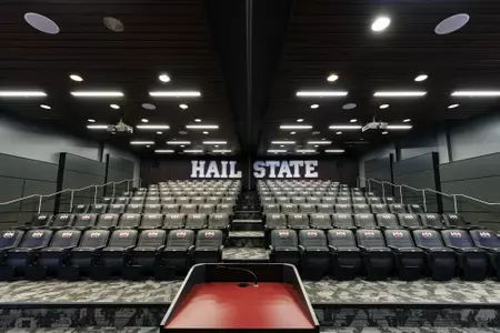 STARKVILLE, MS - July 29, 2022 - Facilities updates taken at the Leo Seal Jr. Football Complex at Mississippi State University in Starkville, MS. Photo By Austin Perryman