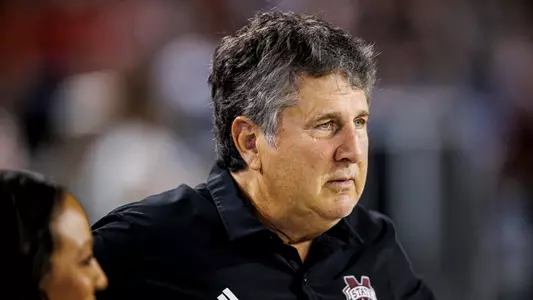 TUCSON, AZ - September 10, 2022 - Mississippi State Head Coach Mike Leach before the game between the Mississippi State Bulldogs and the Arizona Wildcats at Arizona Stadium in Tucson, AZ. Photo By Kevin Snyder