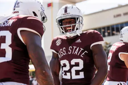 STARKVILLE, MS - September 24, 2022 - \fb during the game between the Bowling Green Falcons and the Mississippi State Bulldogs at Davis Wade Stadium at Scott Field in Starkville, MS. Photo By Kevin Snyder
