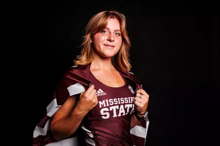 Savannah McIntosh poses for production day