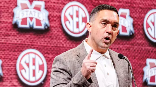 Sam Purcell SEC Media Day 10-19-23