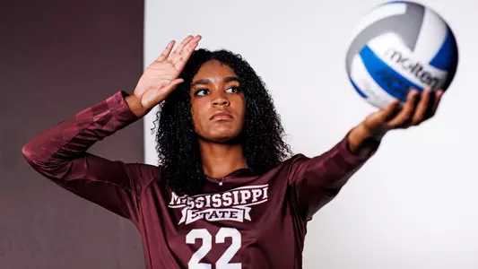 STARKVILLE, MS - July 24, 2022 - Mississippi State Middle Block Sanaa Williams (#22) during 2022 Production Day in Shira Complex at Mississippi State University in Starkville, MS. Photo By Kevin Snyder