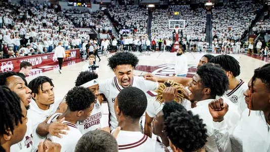 STARKVILLE, MS - February 15, 2023 - Mississippi State Forward Tolu Smith (#1) during the game between the Kentucky Wildcats and the Mississippi State Bulldogs at Humphrey Coliseum in Starkville, MS. Photo By Mike Mattina