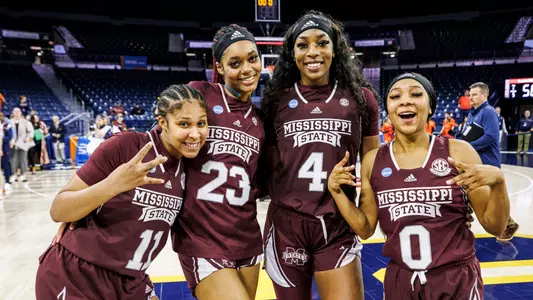 SOUTH BEND, IN - March 15, 2023 - \wb during 2023 Women’s Basketball NCAA Tournament First Four Game between the Illinois Fighting Illini and the Mississippi State Bulldogs at Purcell Pavilion in South Bend, IN. Photo By Kevin Snyder